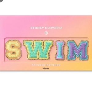 Stoney Clover Lane x Target SWIM Adhesive sticker patches pack of 4 S W I M